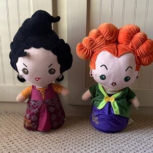 Disney’s Hocus Pocus Plush Doll Set Winifred and Mary Sanderson